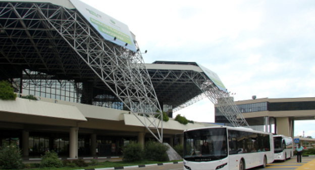 Testing of the Olympic buses. Sochi, October 2013. Photo: Autonomous non-commercial organization "Olympic Transport Directorate", http://tdog2014.com/