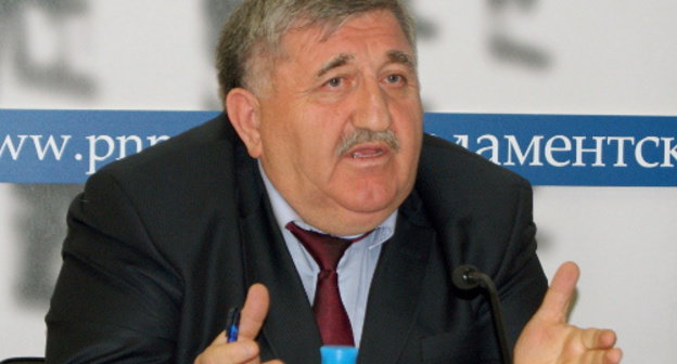 Salikh Gadjiev, the Deputy Chairman of the Independent Trade Union of Interior Workers and Prosecutors of Dagestan. 2013. Photo by Natalya Kraynova for the "Caucasian Knot"