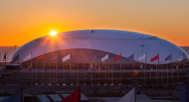 Bolshoy Ice Dome in Sochi, December 2013. Photo: http://sc-os.ru 