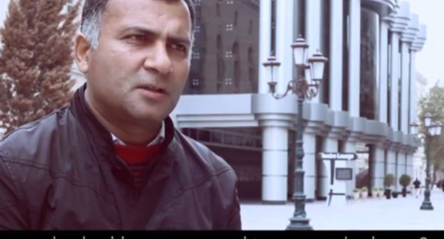 Screenshot from the documentary film "Arts Need Democracy" directed by Ilkin Yusuf, posted on YouTube. http://www.youtube.com/warch?v=bkrAnFp8XFY