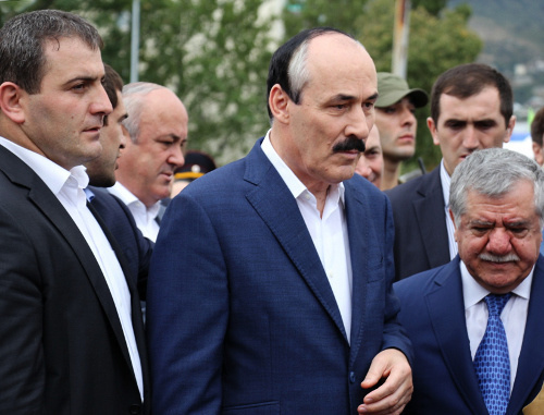 Ramazan Abdulatipov at the celebration of the Day of unity of the peoples of Dagestan. Makhachkala, September 15, 2013. Photo by Makhach Akhmedov for the "Caucasian Knot"