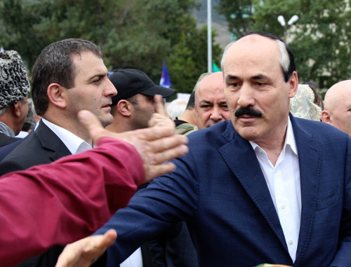 Ramazan Abdulatipov at the celebration of the Day of unity of the peoples of Dagestan. Makhachkala, September 15, 2013. Photo by Makhach Akhmedov for the "Caucasian Knot"