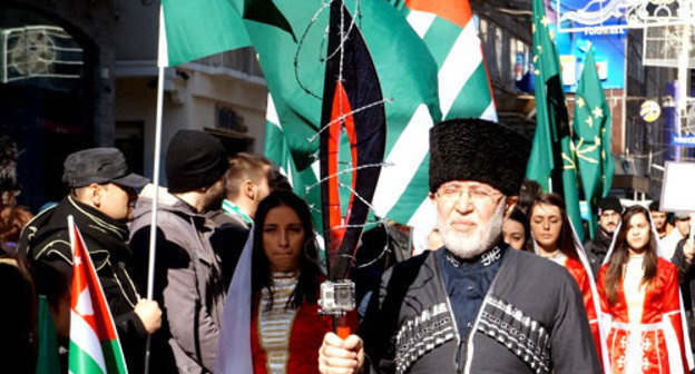 Rally to protest Sochi Olympics, Istanbul, February 2, 2013. Photo by Irma Kreiten, http://sochi2014-nachgefragt.blogspot.com.tr/