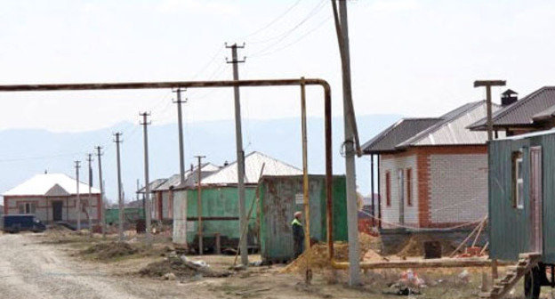 Gamiyakh village in the territory of the new area in the Novolak District of Dagestan. Photo by the State Unitary Enterprise of projects under construction 'New Area' (Novostroy) http://gupns.ru/