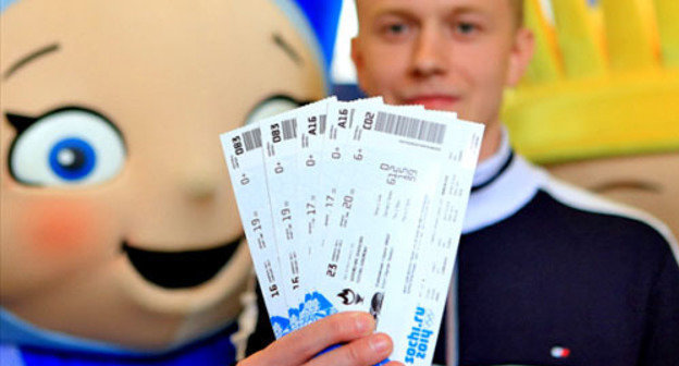 Tickets for the Olympic competitions. Photo http://www.krasnodar-region.com/