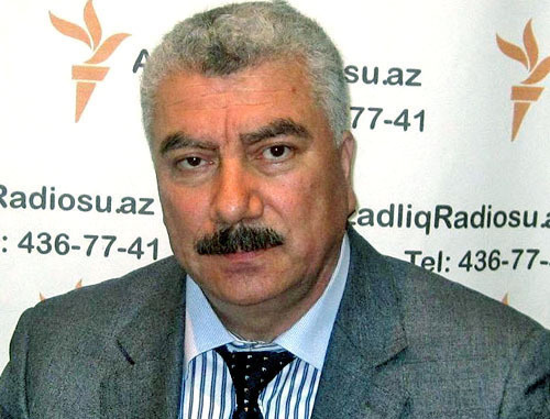 The lawyer Namizad Safarov, a member of the NCDF. Photo: RFE/RL