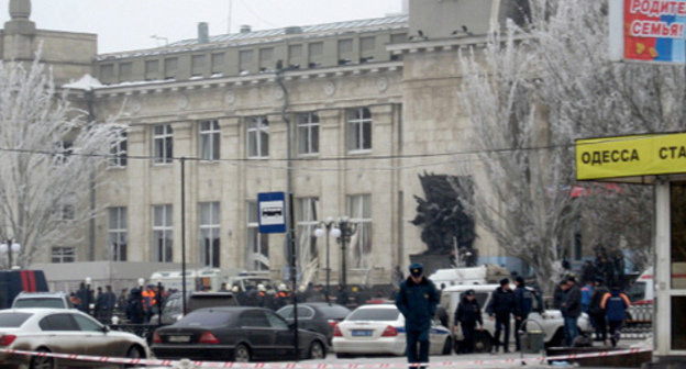 Square at the railway station of Volgograd after terror act on December 29, 2013. Photo by Vyacheslav Yaschenko for the ‘Caucasian Knot’. 