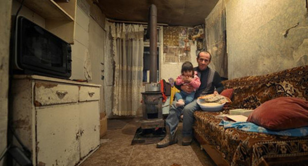 Hayk Barsegyan. Photo from ‘They need housing’ series. Gyumri, 2013. http://www.facebook.com/UNArmenia/ 