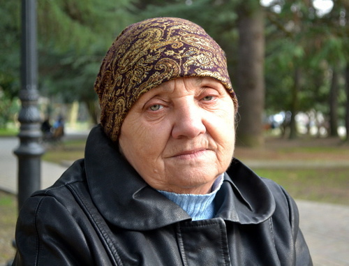 Lydia Lepsveridze, February 22, 2014. Photo by Svetlana Kravchenko for the ‘Caucasian Knot’. 