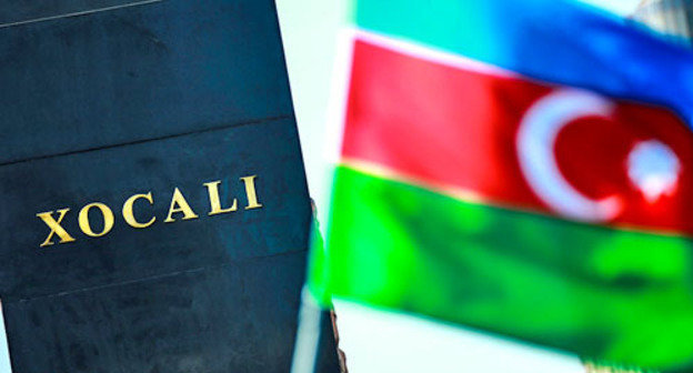 Memorial to the victims of the Khojaly tragedy. Baku, February 26, 2014. Photo by Aziz Karimov for the "Caucasian Knot"