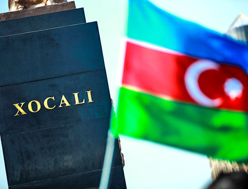 Memorial to the victims of the Khojaly tragedy. Baku, February 26, 2014. Photo by Aziz Karimov for the "Caucasian Knot"