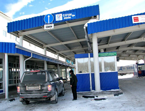 ‘Matveev-Kurgan’ checkpoint in Rostov Region. Photo by Federal Customs Service, http://rosteck.ru/