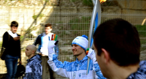 Final stage of the Paralympic torch relay. Sochi, March 6, 2014. Photo by Svetlana Kravchenko for the ‘Caucasian Knot’. 