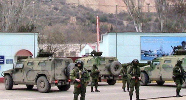 Military equipment in Crimea. March 2014. Photo: frontier service of Ukraine, http://dpsu.gov.ua/ru/about/news/news_3491.htm