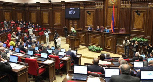 Meeting of the National Assembly of Armenia. Photo: http://www.parliament.am/