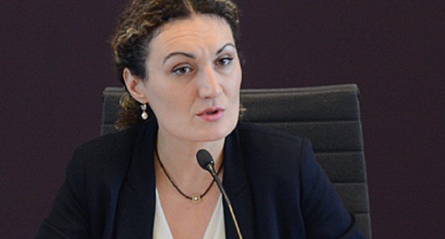 Ketevan Tsikhelashvili, Georgian Deputy Minister for Reintegration. Photo: Office of the State Minister for Reconciliation and Civic Equality, https://www.facebook.com/SMRCEgeorgia