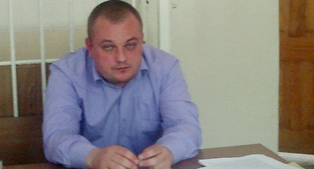 Advocate of Stavropol Region Prosecution Office Yvgeny Kuzyur, who represents the interests of the former deputy head of Cherkessk GOVD Ruslan Rakhaev in the case on the murder of Dakhir Djankezov. Photo by the ‘Caucasian Knot’. 