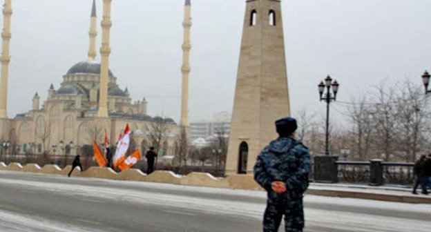 Grozny, Chechnya. Photo provided by eyewitness. 