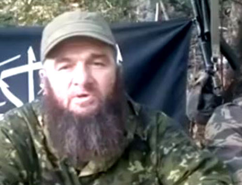 Doku Umarov. Screenshot of a video at https://www.youtube.com