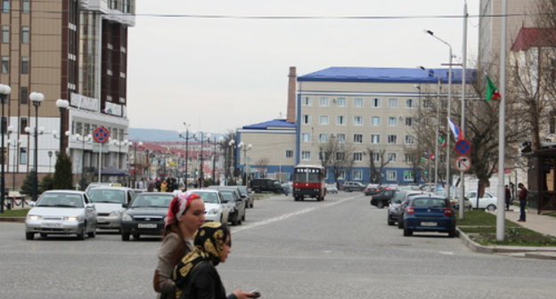 The centre of Grozny. March 2014. Photo by Magomed Magomedov for the "Caucasian Knot"