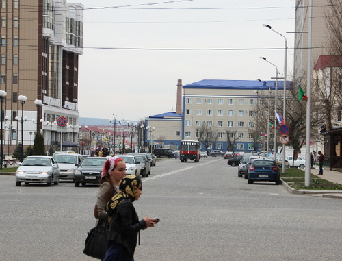 The centre of Grozny. March 2014. Photo by Magomed Magomedov for the "Caucasian Knot"