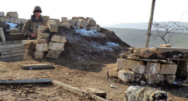 A military unit in Nagorno-Karabakh. Martuninsky district. Photo by Alvard Grigoryan for the "Caucasian Knot"