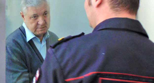 Removed Mayor of Astrakhan Mikhail Stolyarov at the Kirov District Court. Astrakhan, April 18, 2014. Photo by Elena Grebenyuk for the ‘Caucasian Knot’. 