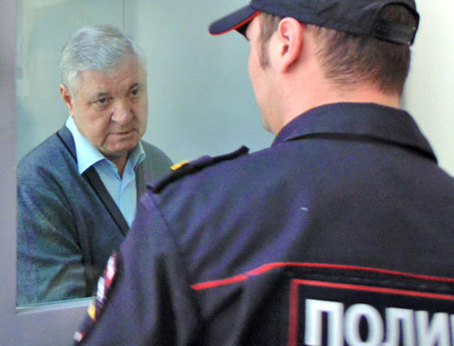 Removed Mayor of Astrakhan Mikhail Stolyarov at the Kirov District Court. Astrakhan, April 18, 2014. Photo by Elena Grebenyuk for the ‘Caucasian Knot’. 