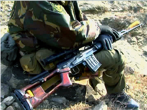 Law enforcer during the CTO regime in Dagestan. 2014. Photo by NAC, http://nac.gov.ru/