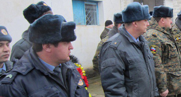 Neftekumsky District of Stavropol Territory. Law enforcers. Photo: Georgian Eparchy, http://georg-eparhia.ru/