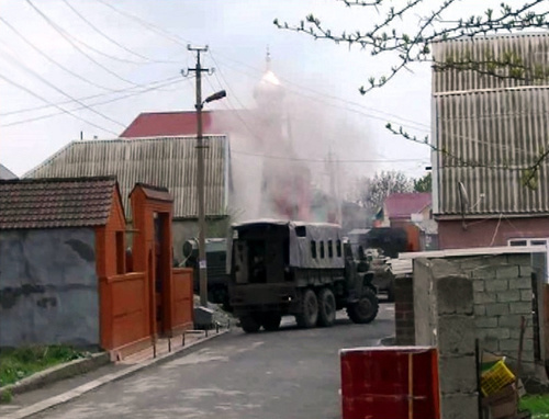 Special operation in Khasavyurt, April 2014. Photo: http://nac.gov.ru