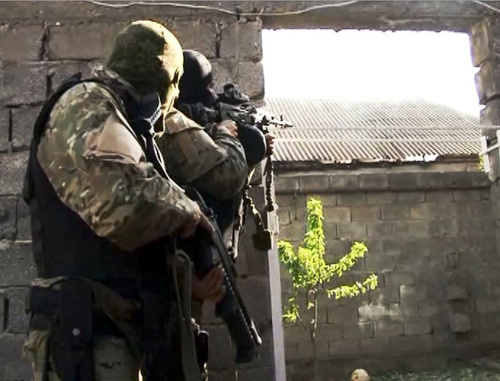 Special operation in Khasavyurt, April 2014. Photo: http://nac.gov.ru