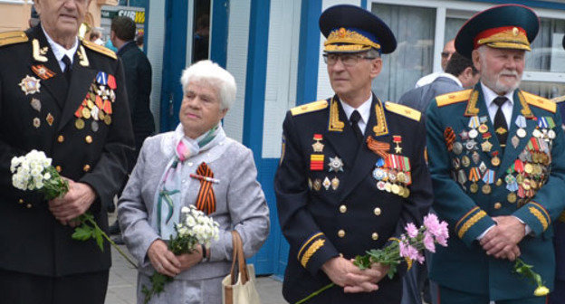 Veterans attending Victory Day festivities. Sochi, May 9, 2014. Photo by Svetlana Kravchenko for the ‘Caucasian Knot’. 