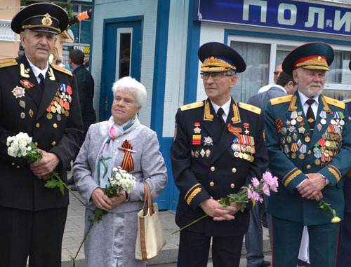 Veterans attending Victory Day festivities. Sochi, May 9, 2014. Photo by Svetlana Kravchenko for the ‘Caucasian Knot’. 