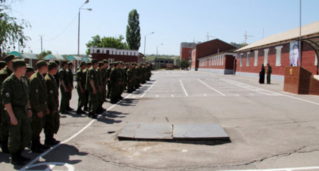 Oath ceremony in military unit in Novocherkassk. Photo: http://rostoveparhia.ru