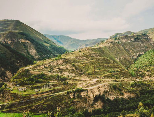 Sogratl village of Gunib District in Dagestan. Photo by Shamil Amirov, http://www.odnoselchane.ru