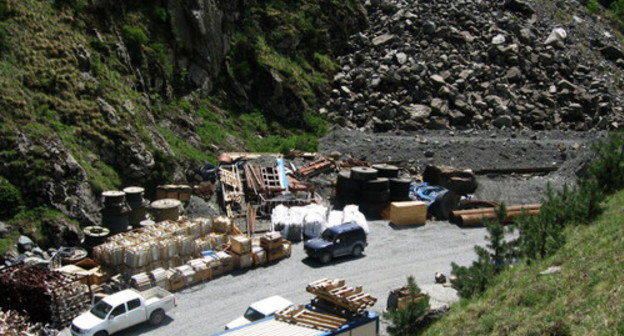 The construction of the Darial Hydraulic Power Plant. May 2012. Photo http://darialienergy.ge/