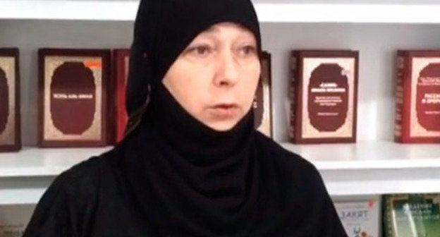 Zarema Bagavutdinova. Screenshot of a video at youtube.com