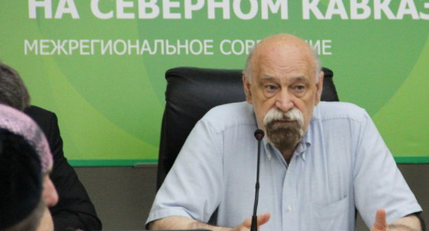 Interregional conference "Human rights and international relations in Northern Caucasus". On the photo is a member of "Moscow Helsinki Group" Valery Borschev, Pyatigorsk, May 24, 2013. Photo by Magomed Tuayev for the ‘Caucasian Knot’. 