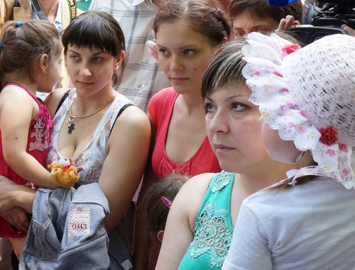 Ukrainian refugees at "Dmitriadovsky" health centre, Neklinovsky District, Rostov Region. June 4, 2014. Photo by Philipp Ivaschenko for the ‘Caucasian Knot’.  