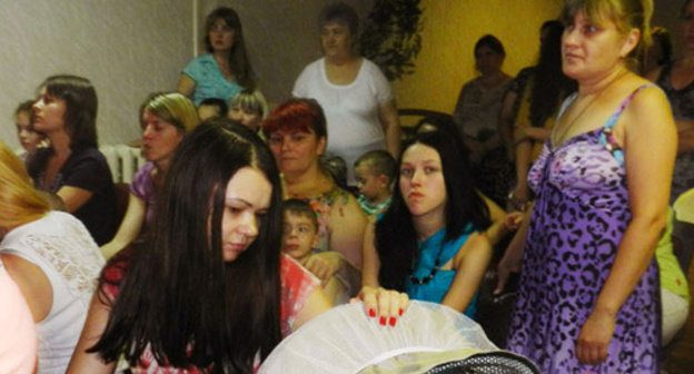 Refugees from Ukraine accommodated in TAC "Volzhsky". Volgograd Region, June 17, 2014. Photo by Tatyana Filimonova for the "Caucasian Knot"