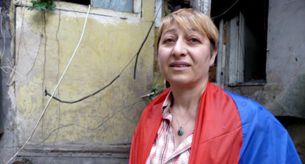 Activist Astkhik Agakyan. Yerevan, June 2014. Photo by Armine Martirisyan for the "Caucasian Knot"