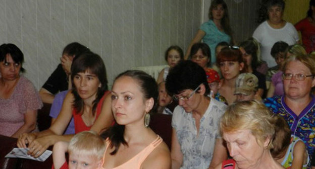 Ukrainian refugees accommodated at TAC "Volzhsky". Volgograd Region, June 17, 2014. Photo by Tatyana Filimonova for the "Caucasian Knot" 