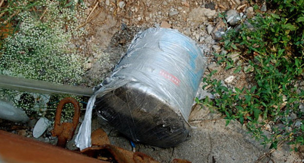 Improvised explosive device. Photo from NAC archive, http://nac.gov.ru/content/3034.html