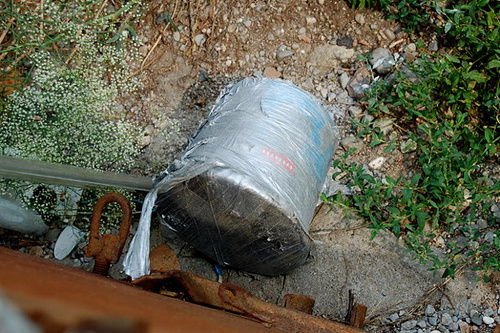 Improvised explosive device. Photo from NAC archive, http://nac.gov.ru/content/3034.html