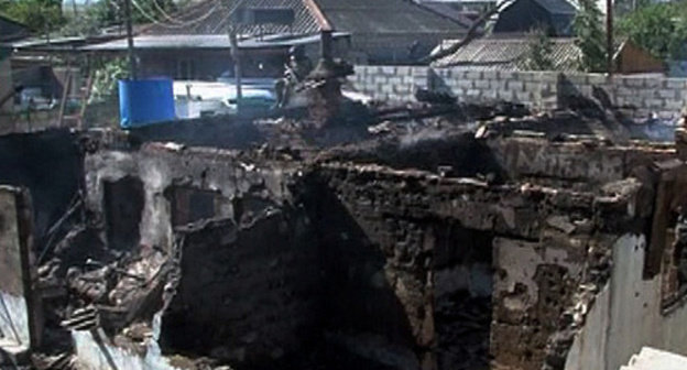 Derbent, October 2013. House destroyed during special operation. Photo: NAC, nac.gov.ru