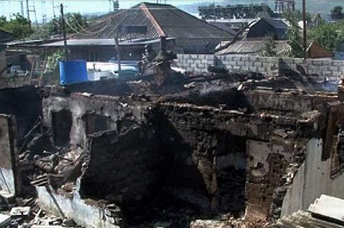 Derbent, October 2013. House destroyed during special operation. Photo: NAC, nac.gov.ru