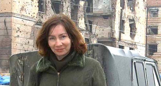 Natalya Estemirova. Photo http://novostey.com/politic/news354975.html