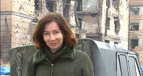 Natalya Estemirova. Photo http://novostey.com/politic/news354975.html