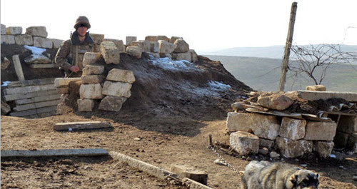 A military unit in Nagorno-Karabakh. Photo by Alvard Grigoryan for the "Caucasian Knot"